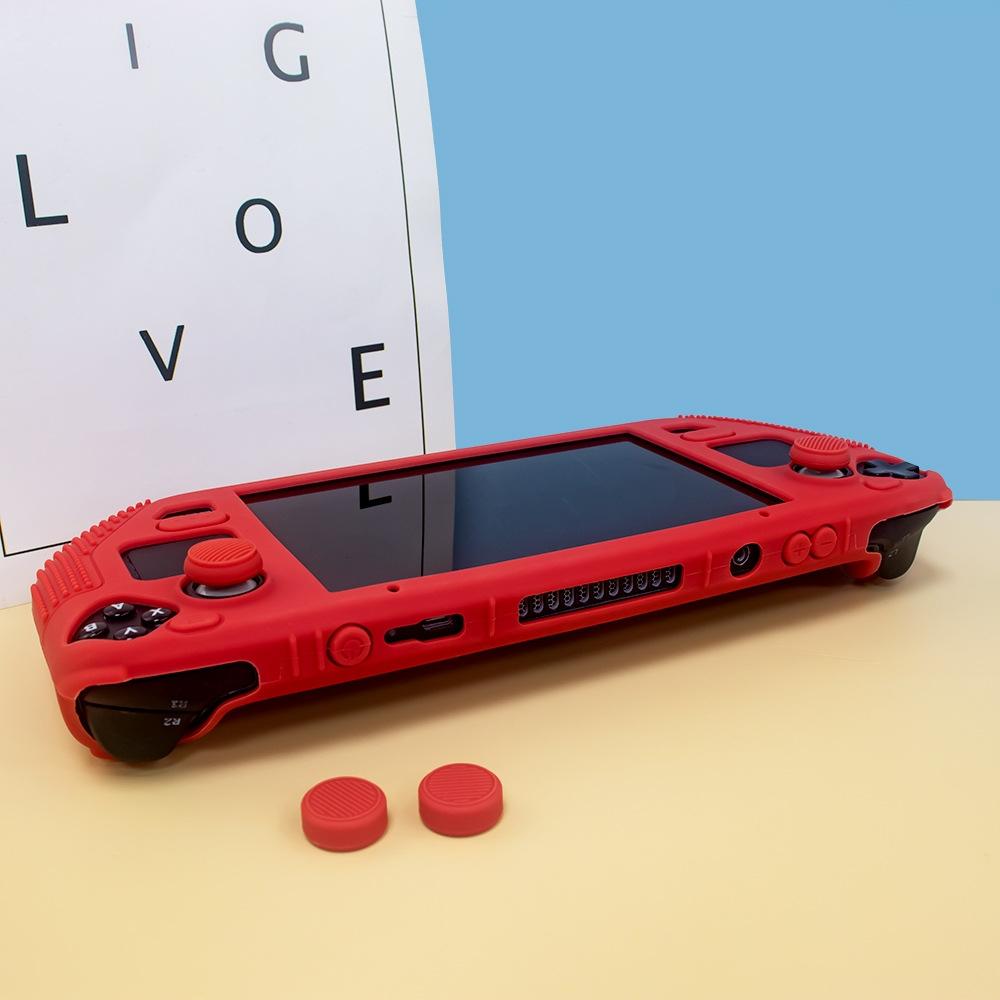 Silicone Protective Case with Holder for Steam Deck v V4-1 Pocket Consoles - Green 15