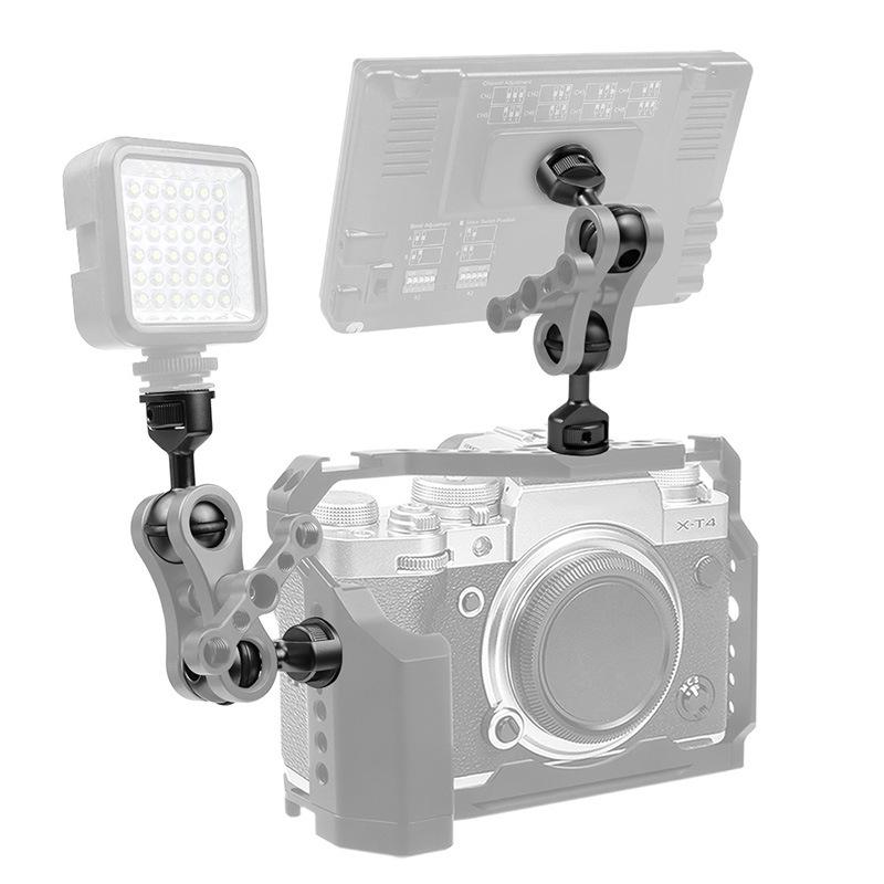 Universal 2.5cm Ball Head Clip for Action and Underwater Cameras - Titanium 6