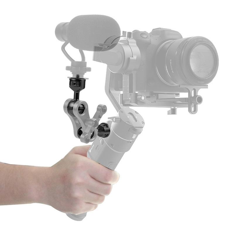 Universal 2.5cm Ball Head Clip for Action and Underwater Cameras - Titanium 7