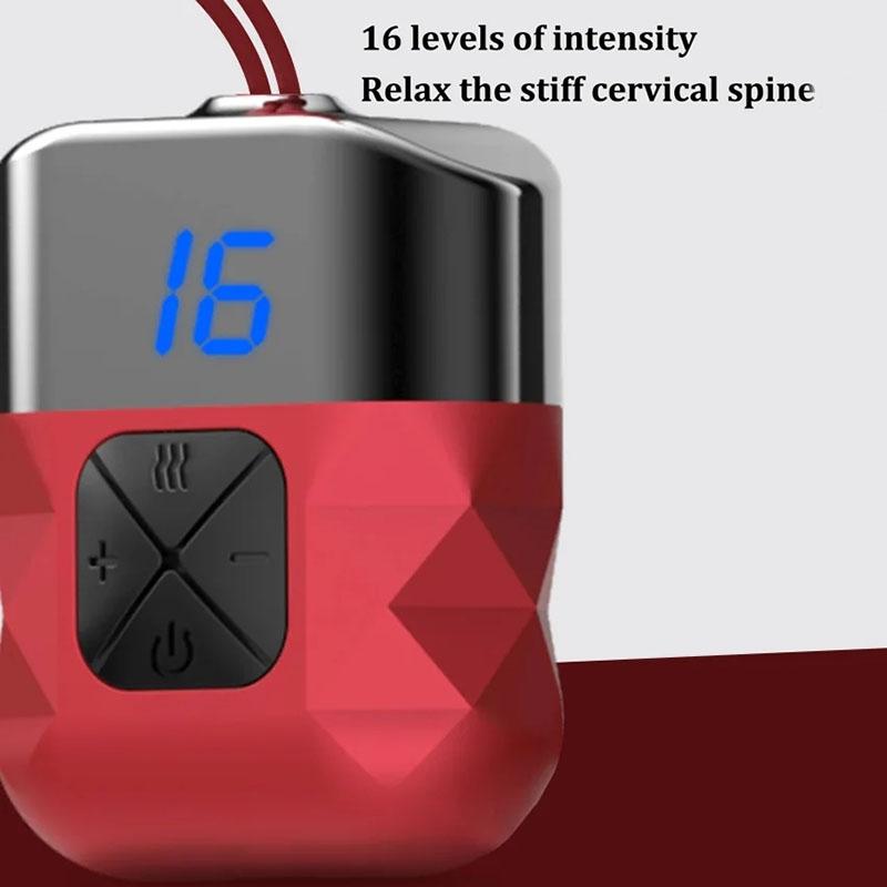 Portable Ems Neck Massager For Shoulder & Cervical Therapy - Dark Gray 11