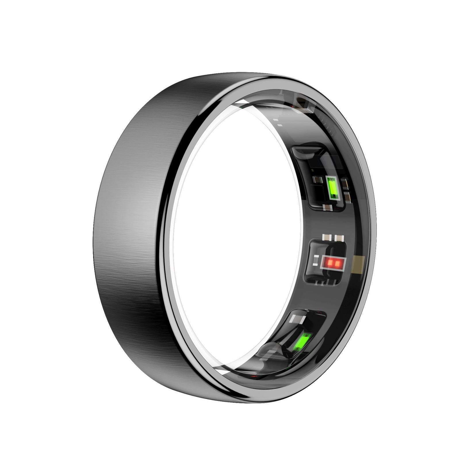 Smart Ring Heart Rate Blood Oxygen Sleep Sports Size 9 - Silver 3