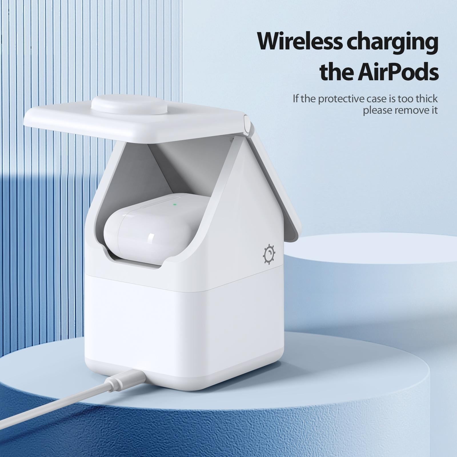 4 In 1 15W Magnetic Wireless Charger White 7