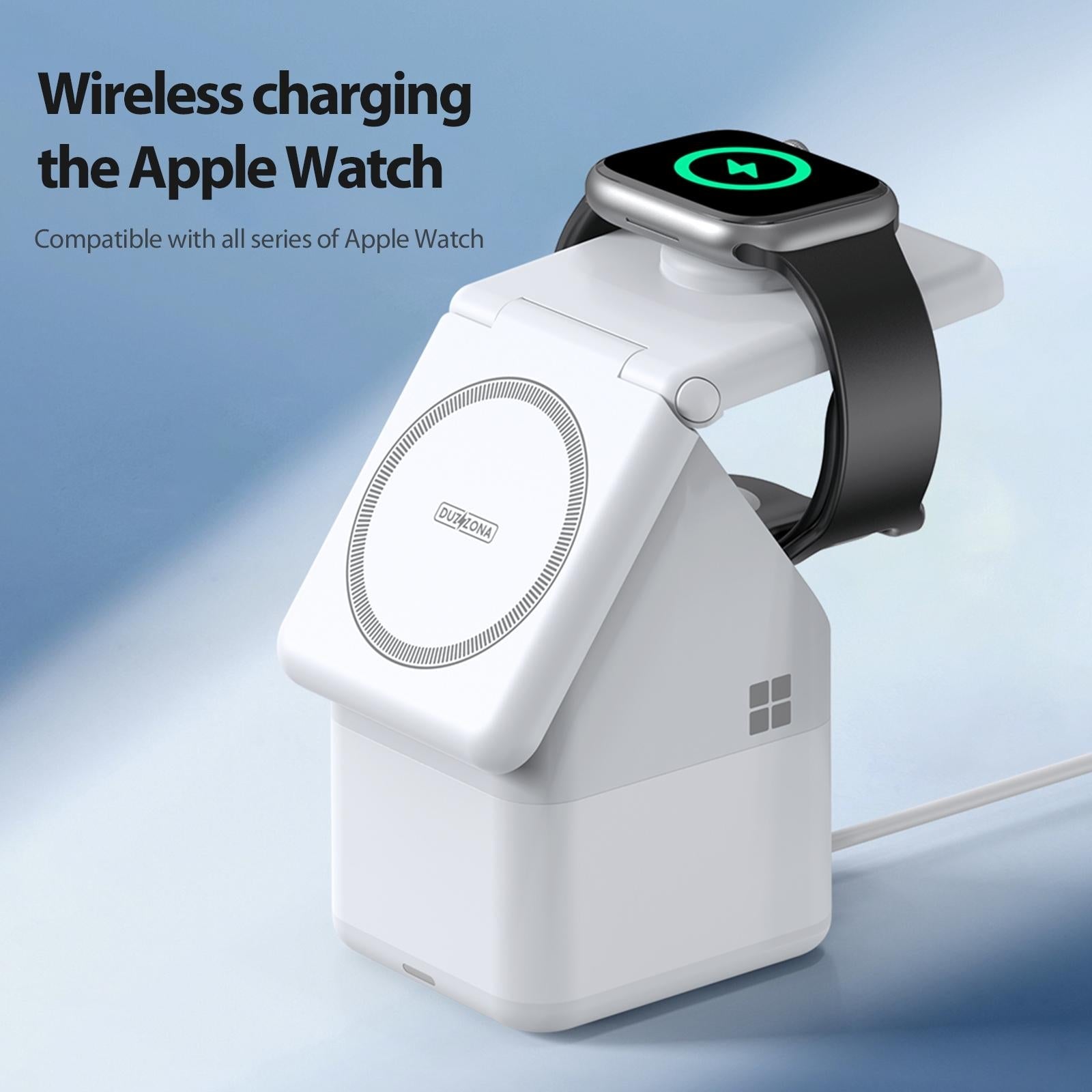 4 In 1 15W Magnetic Wireless Charger White 8
