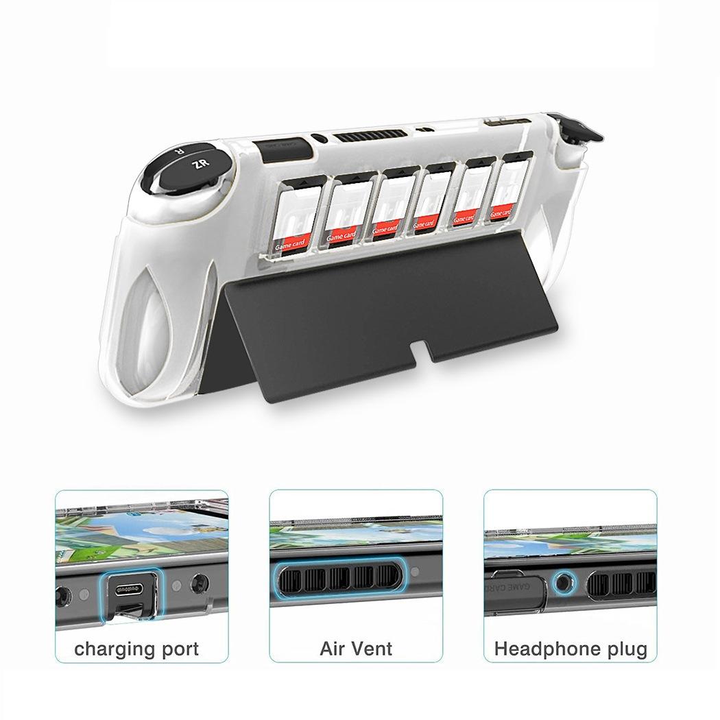 6-card Protective Shell for Switch Oled - Slim Design - Transparent 6