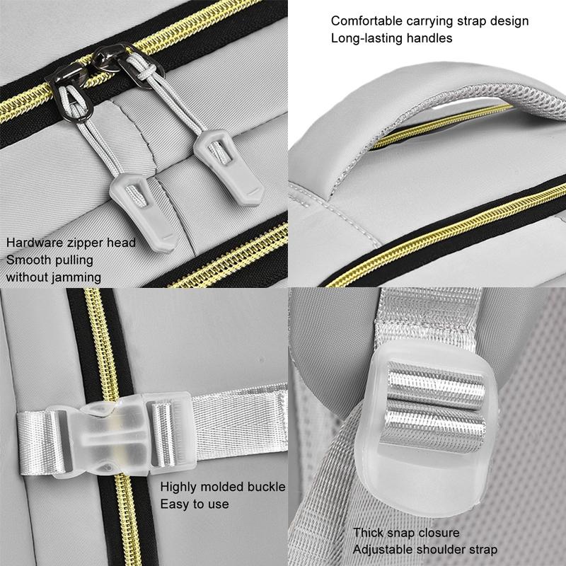 Large Capacity Travel Shoulder Bag For Students - Green 11