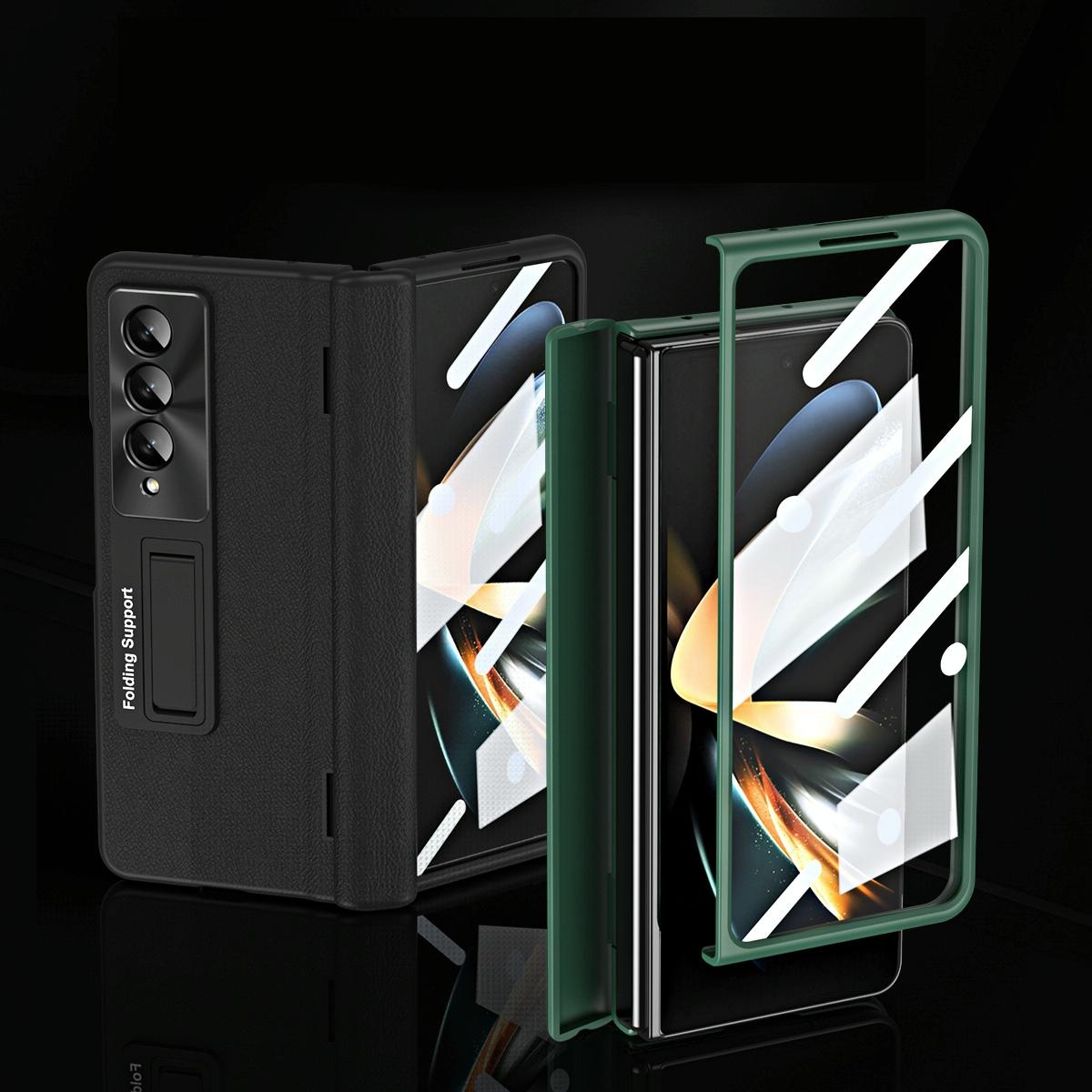 For Samsung Galaxy Z Fold4 5G Foldable Full Body Case - 360 Degree Folding - Pink 6