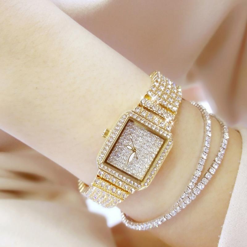 Women Diamond Chain Watch - Elegant and Timeless - Silver 7