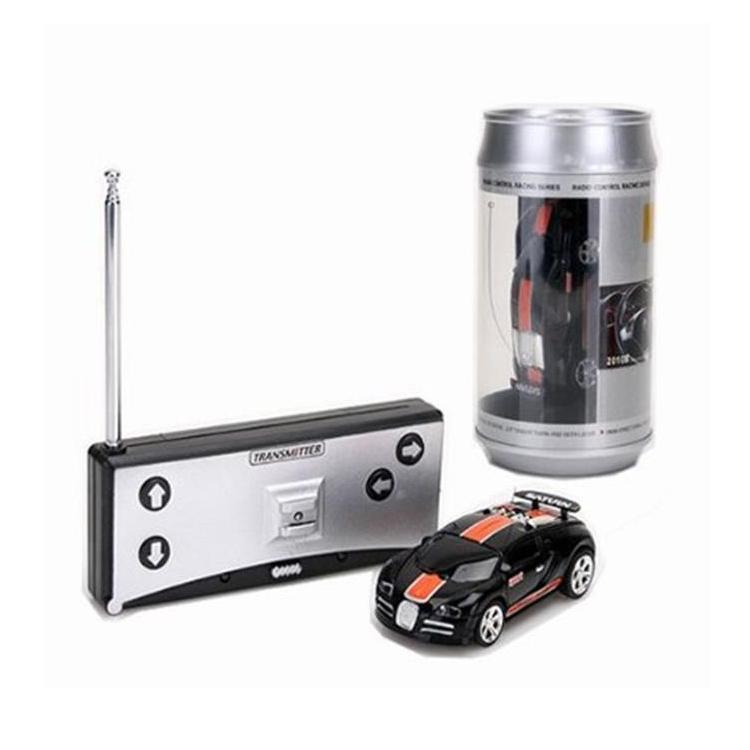 Mini Rc Car with Remote Control - Coke can Design - Green 8