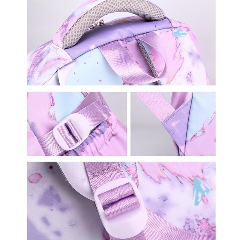 Backpack Set with Lunch Bag & Pencil Case for Kids - Black 10