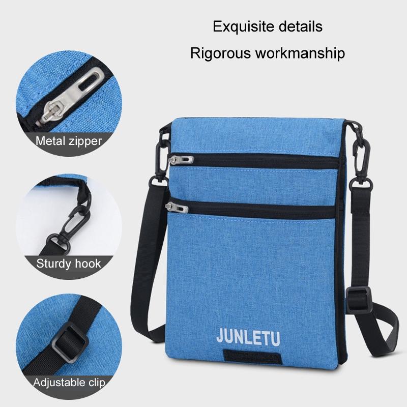 Waterproof Crossbody Cell Phone Pouch For Travel - Blue 9