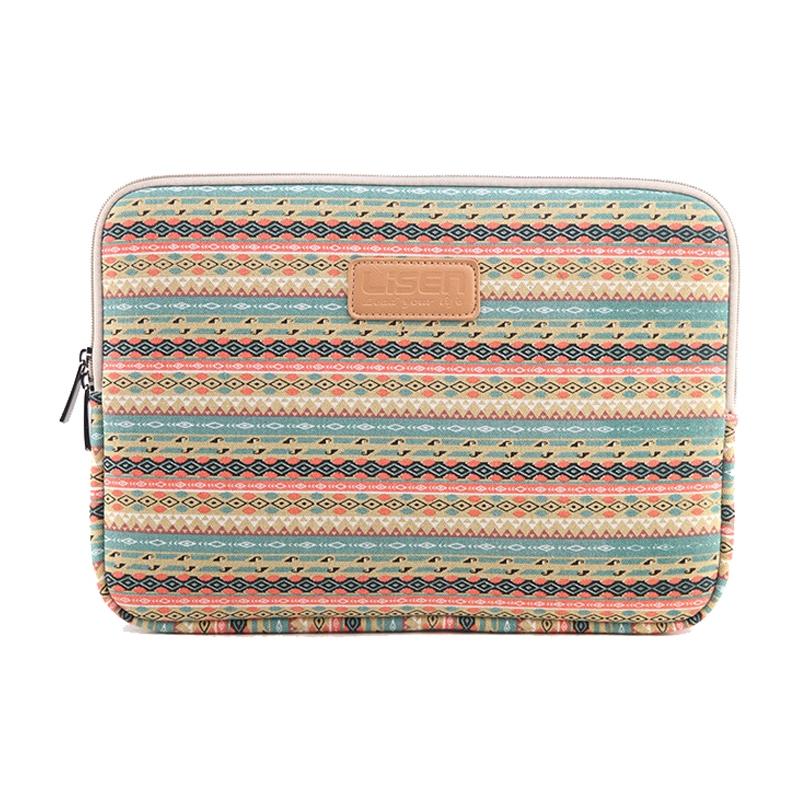 11.6 Inch Lingge Laptop Liner Bag with Stylish Pattern - Orange Pattern Geometry 15