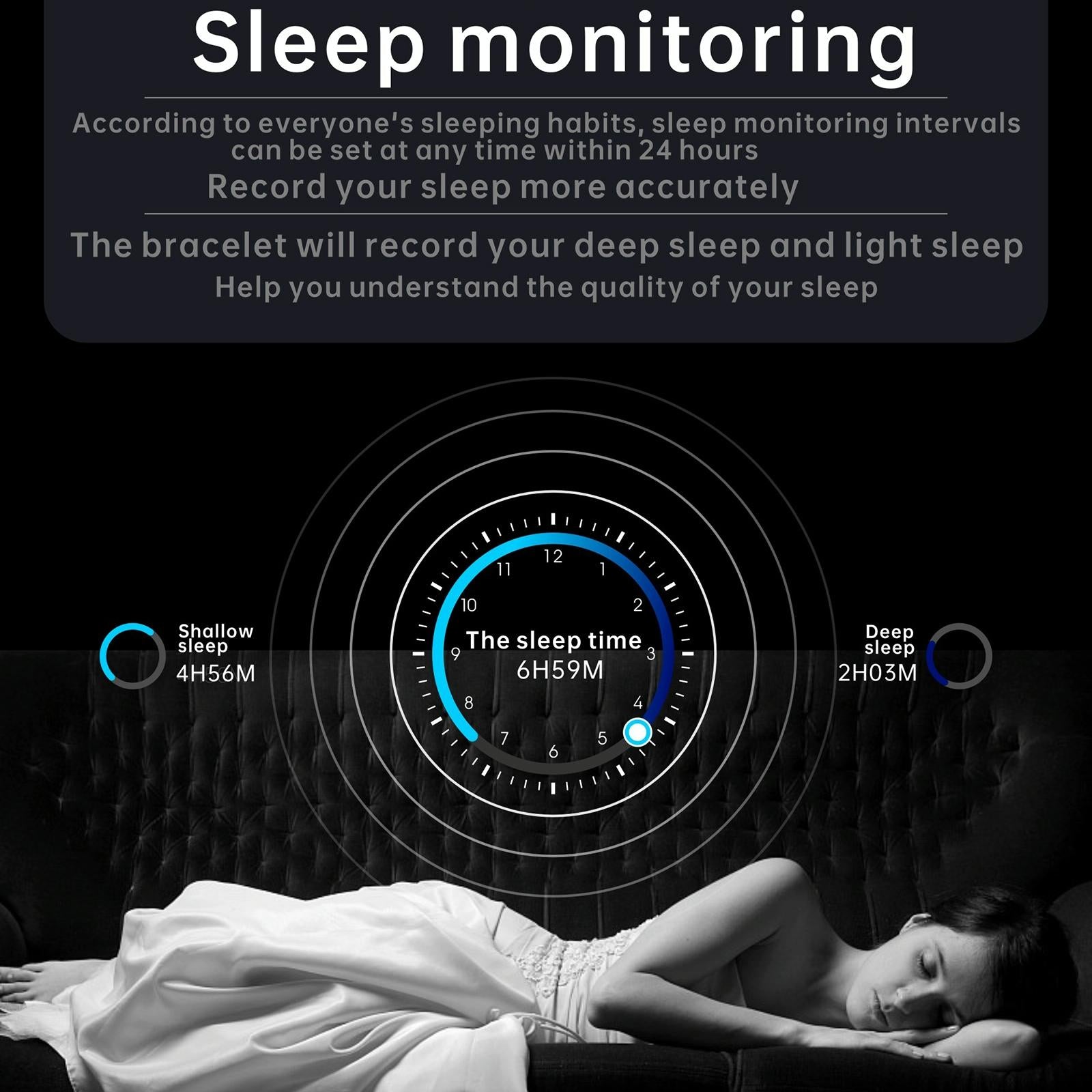 1.83 Inch Bt5.2 Smart Sport Watch Support Sleep / Heart Rate / Blood Oxygen / Temperature / Blood Pressure Health Monitor - Black + Black 6