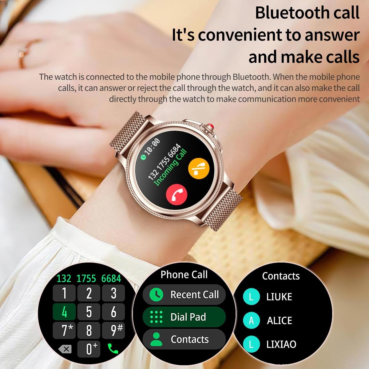 Smart Wristband With Waterproof Heart Rate And Blood Pressure Monitoring - Silver 7