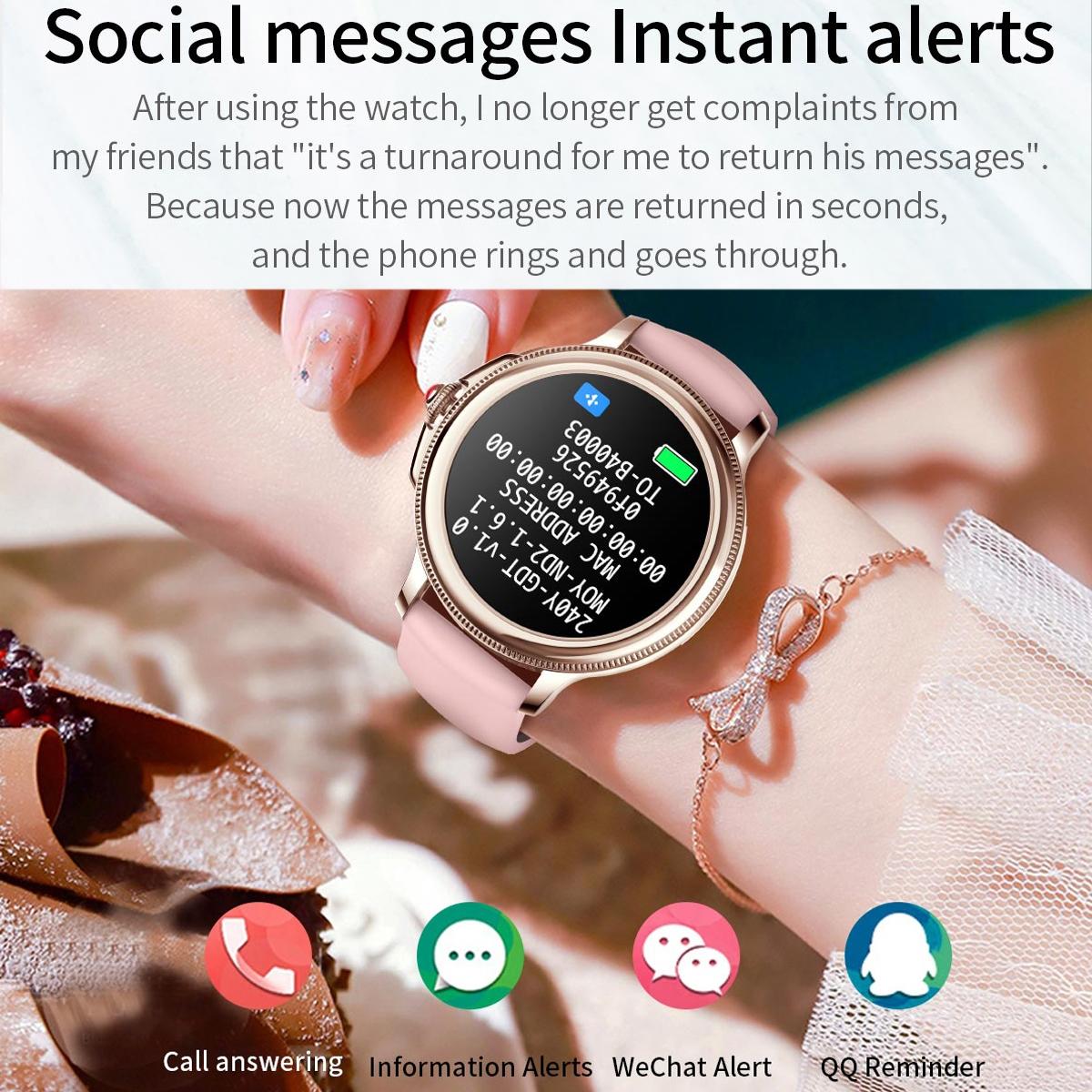 Smart Wristband With Waterproof Heart Rate And Blood Pressure Monitoring - Silver 9