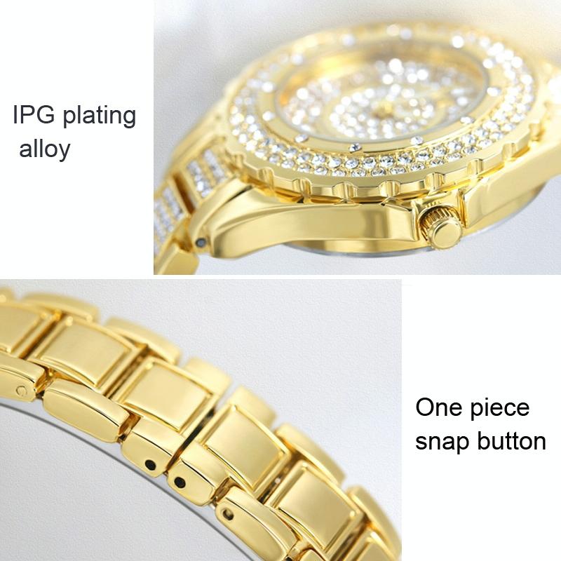 Full Diamond Women Watch - Niche Collection - Rose Gold 6