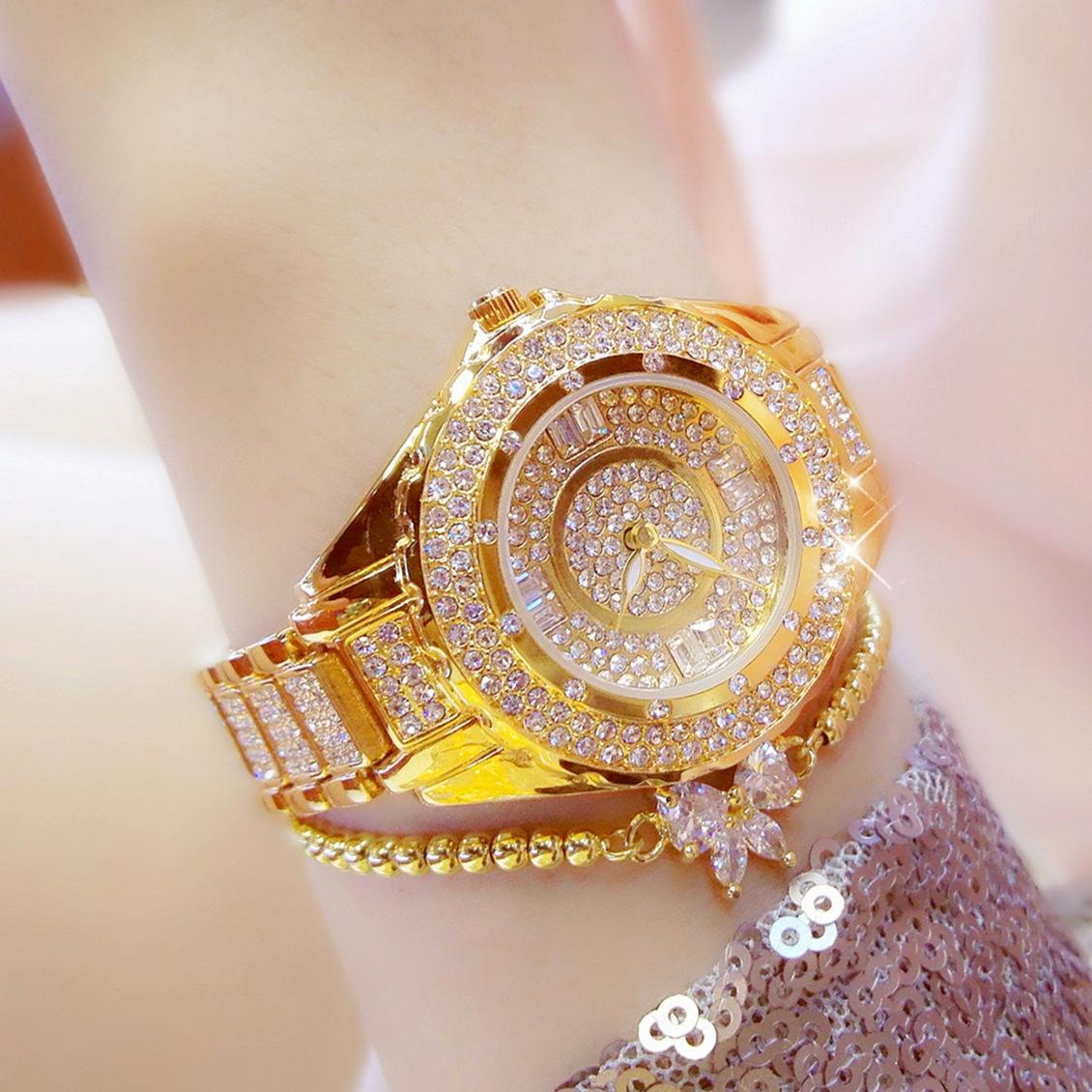 Full Diamond Women Watch - Niche Collection - Rose Gold 8