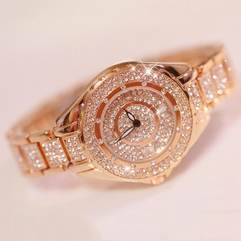 Full Diamond Women Watch - Niche Collection - Rose Gold 9