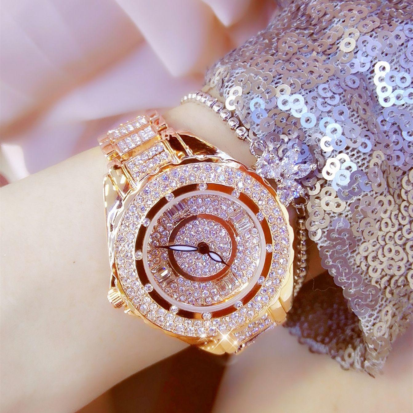 Full Diamond Women Watch - Niche Collection - Rose Gold 10