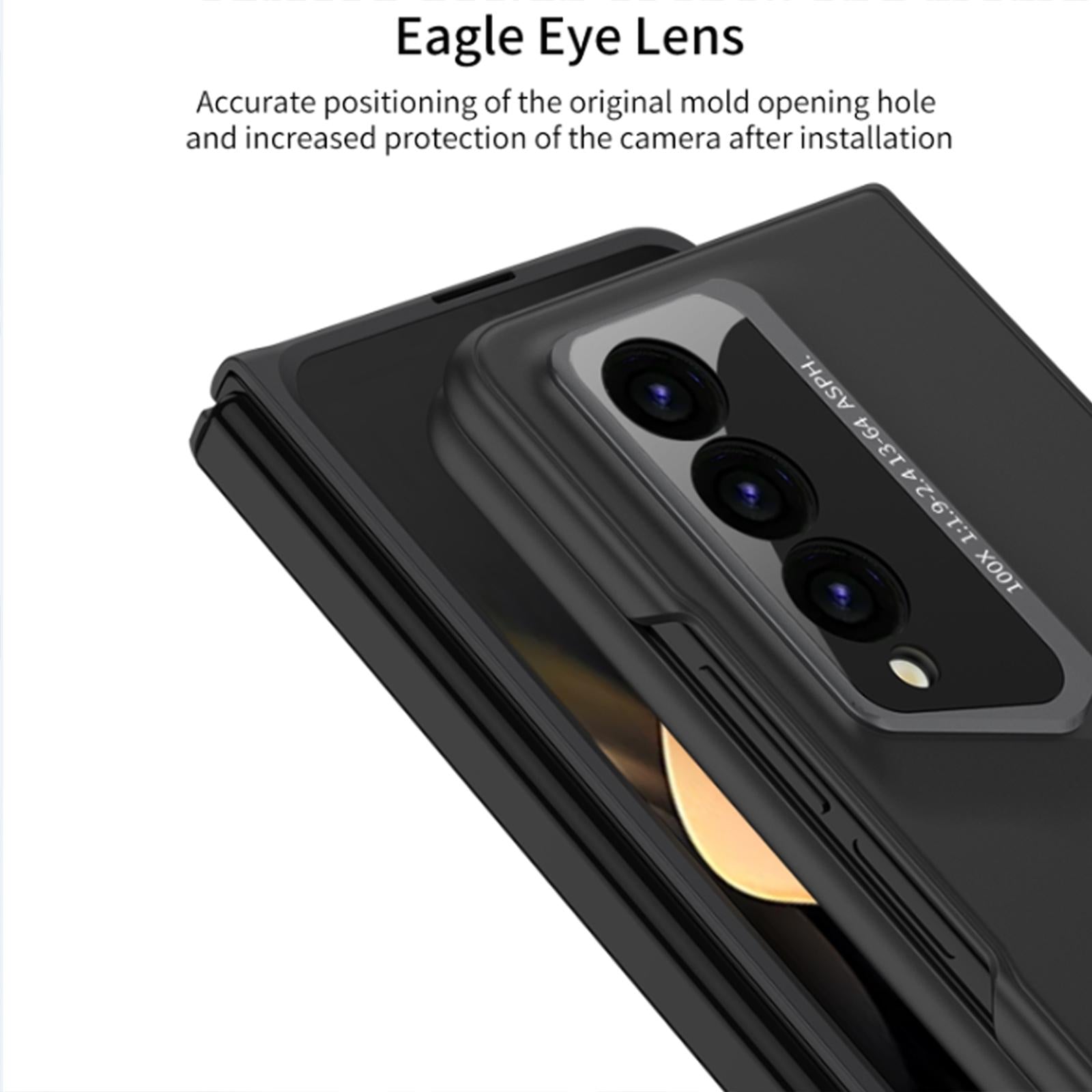 For Samsung Galaxy Z Fold4 5G Full Coverage Ultra Thin Case - Cyan 7