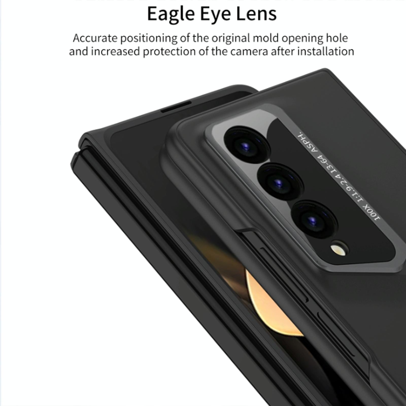 For Samsung Galaxy Z Fold4 5G Full Coverage Ultra Thin Case - Cyan 12