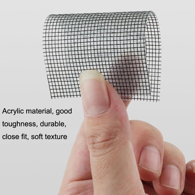 Anti-mosquito Window Screen Curtain - Repair Subsidy - Black 4