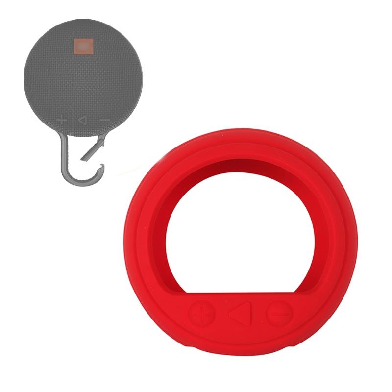 Soft Silicone Protective Cover for Jbl Clip 3 Bluetooth Speaker - Black