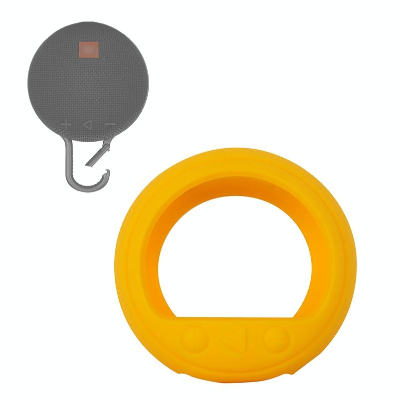 Soft Silicone Protective Cover for Jbl Clip 3 Bluetooth Speaker - Black 10