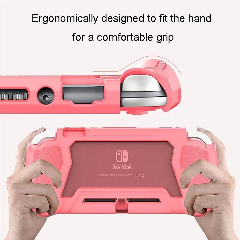 Protective Tpu Shell for Nintendo Switch Lite - Gray 7