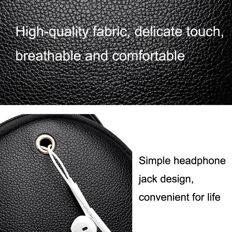 Multi Compartment Shoulder Bag For Women - Black 6