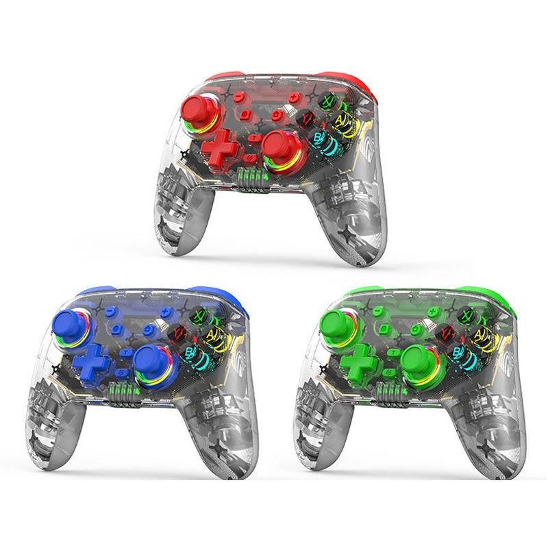 Wireless Dual Vibration Gamepad for Ps3 / Ps4 with Rgb Lights - Green 3