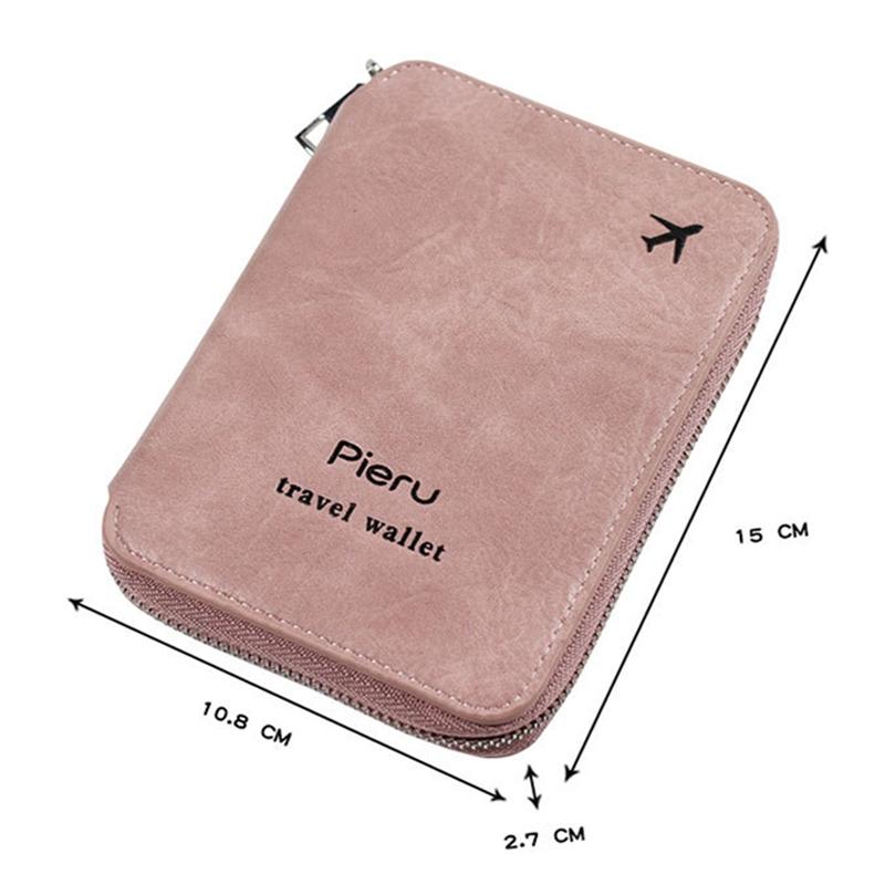 Rfid-blocking Travel Document Pouch - Pink 3