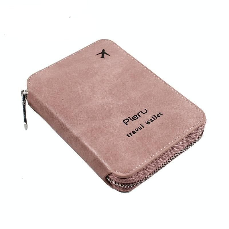 Rfid-blocking Travel Document Pouch - Pink 9
