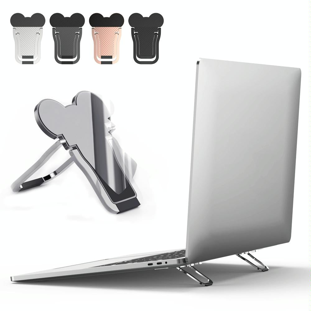 Foldable Metal Laptop Stand - Set of 2 - Gold 4