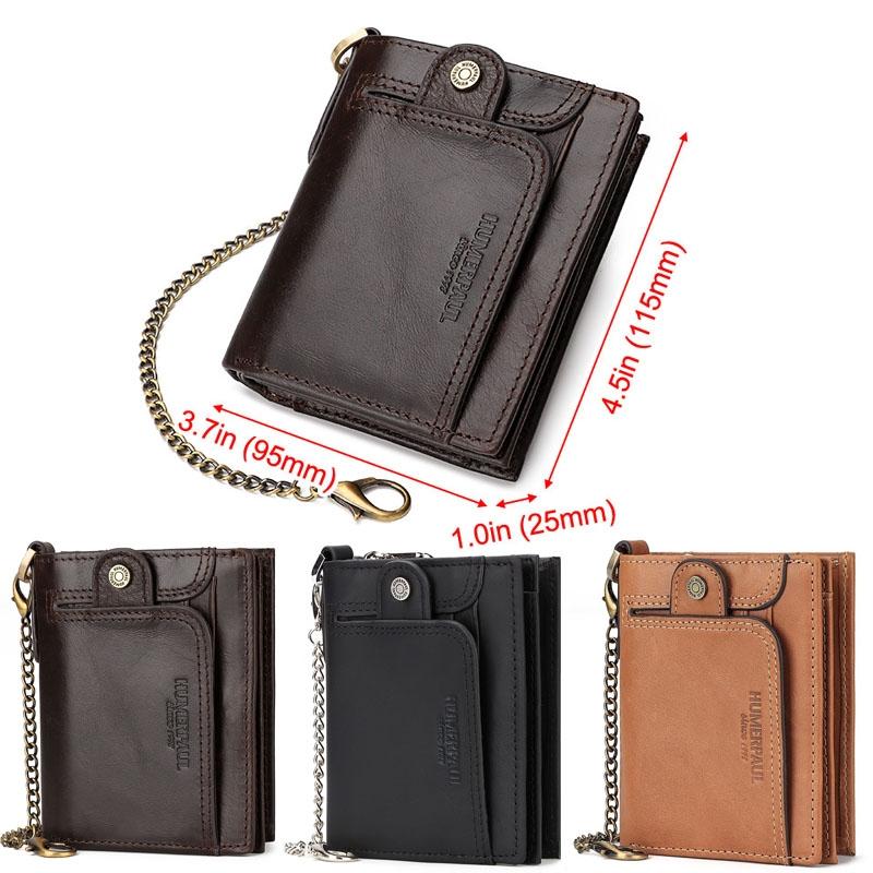 Anti-magnetic Rfid Men Wallet - Secure Protection - Brown 3