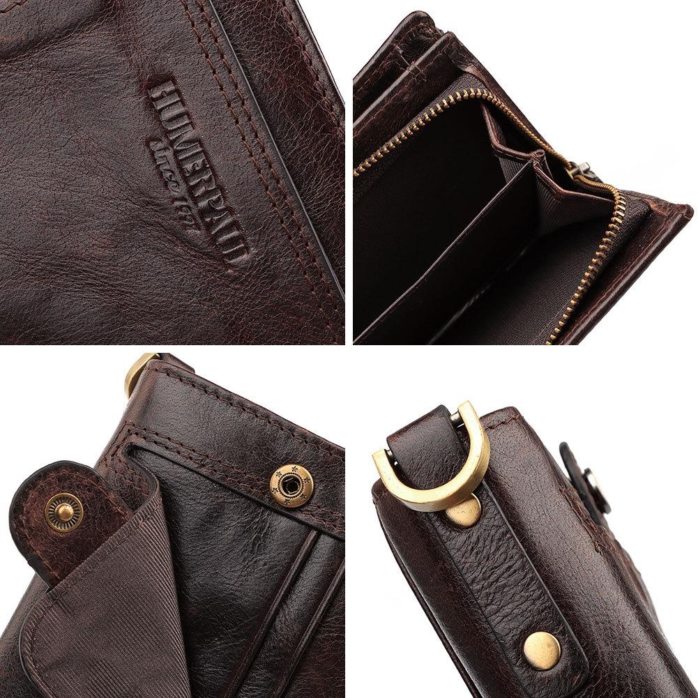 Anti-magnetic Rfid Men Wallet - Secure Protection - Brown 5