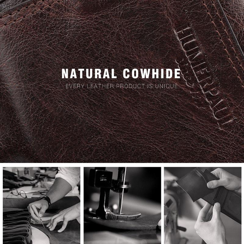 Anti-magnetic Rfid Men Wallet - Secure Protection - Brown 7