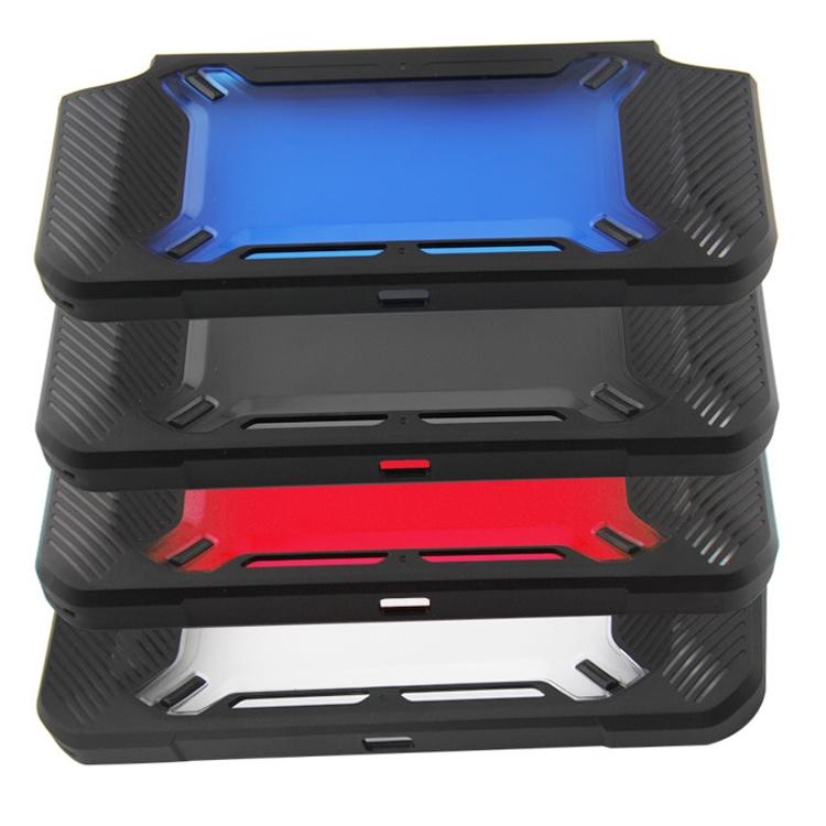 Nintendo Switch Back Cover - Scratch Resistant - Black + Red 4