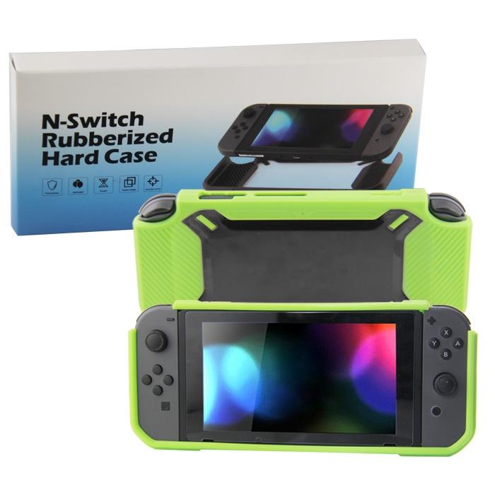 Nintendo Switch Back Cover - Scratch Resistant - Black + Red 9