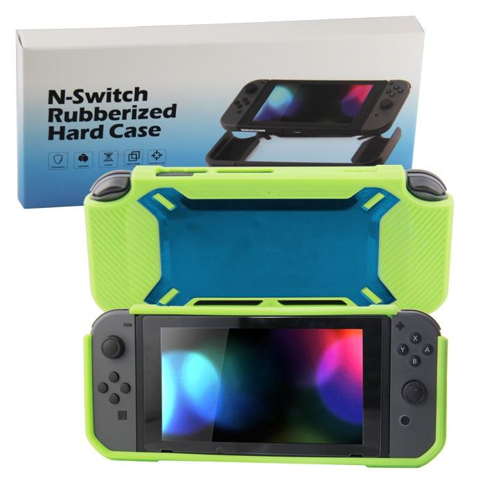 Nintendo Switch Back Cover - Scratch Resistant - Black + Red 10