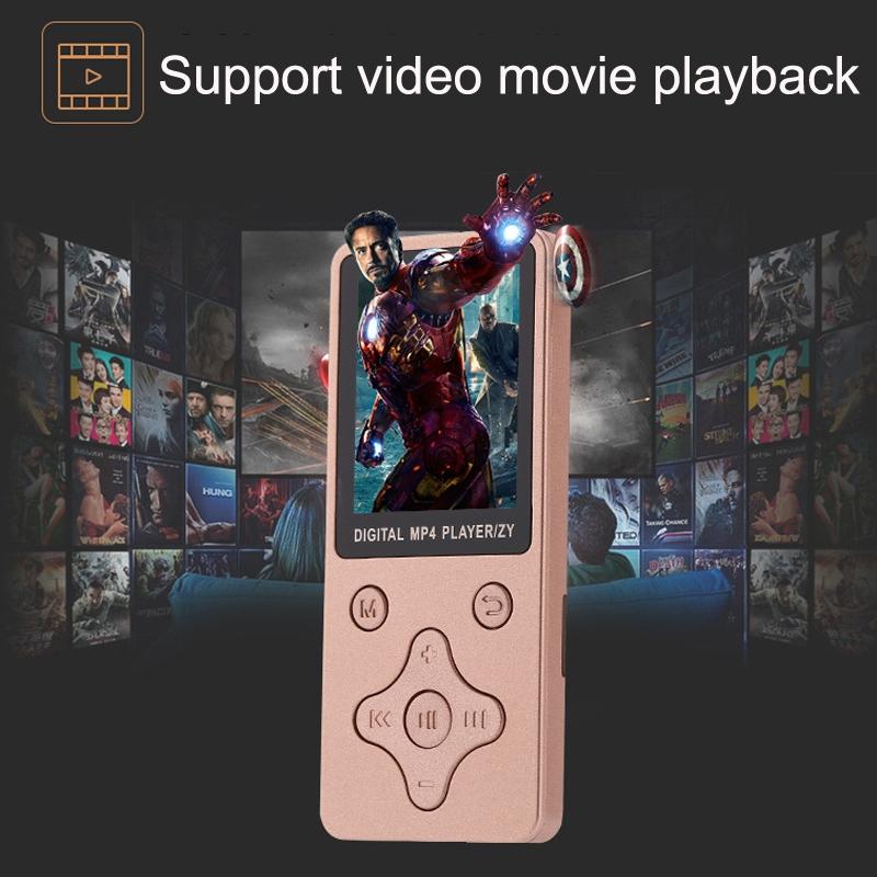 Ultra Thin Lossless Mp4 Player With Hd Video & Sound Quality - Black 6