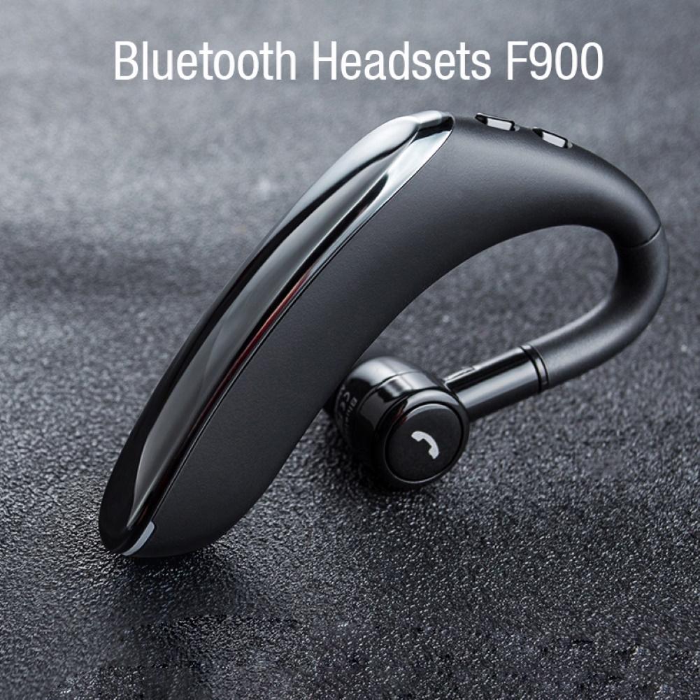 180 Degree Rotating Wireless Bluetooth Car Handsfree Earphones - Red 6