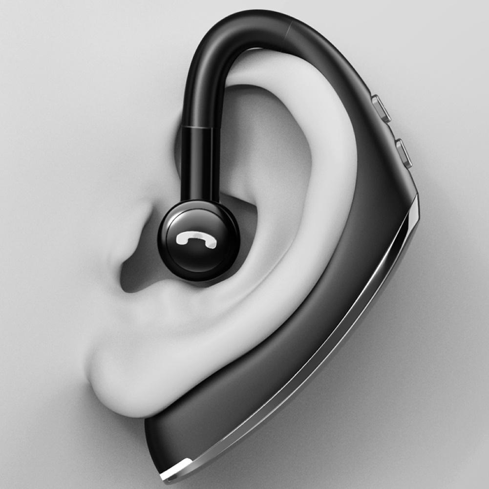 180 Degree Rotating Wireless Bluetooth Car Handsfree Earphones - Red 8