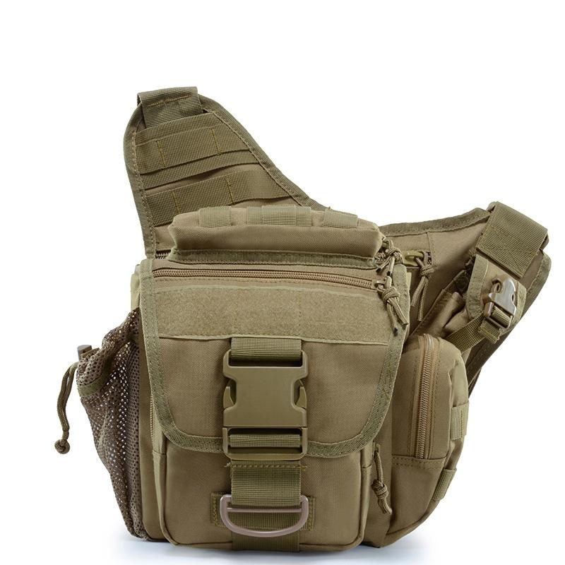Waterproof One Shoulder Camera Bag - Army Green 13