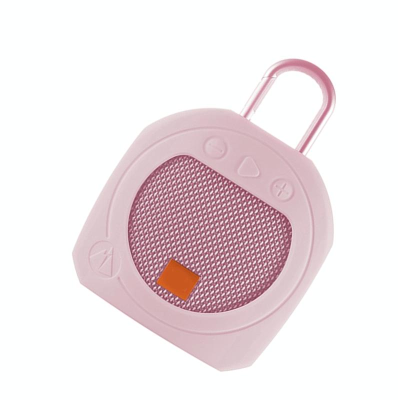 Protective Cover for Jbl Clip 3 Bluetooth Speaker - Anti-fall Silicone Storage - Medium Gray 14
