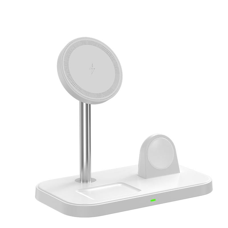 3 In 1 Magnetic Wireless Charger For Iphone & Airpods - Black 10