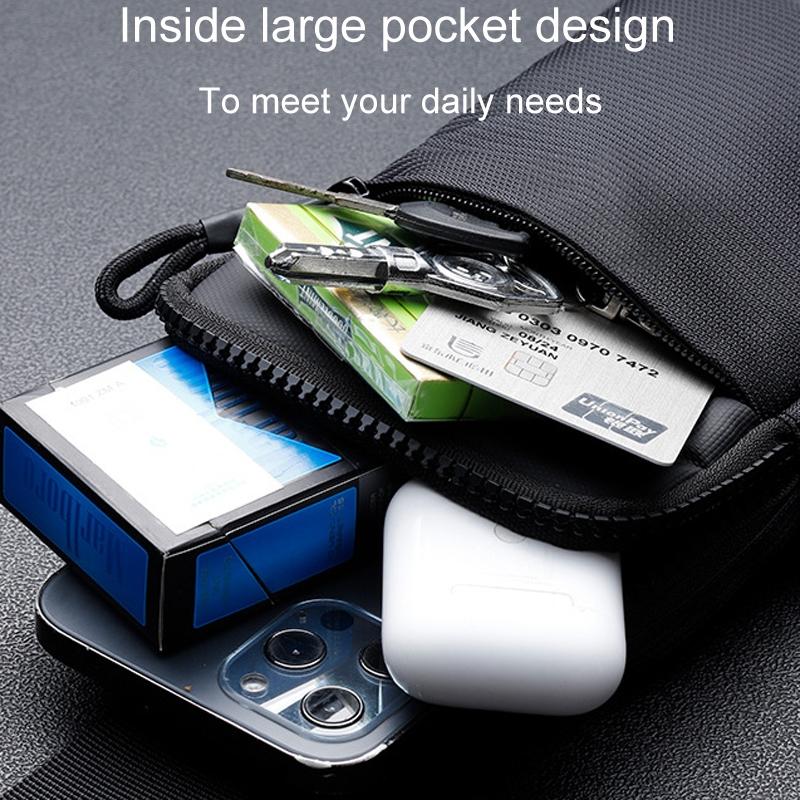 Crossbody Chest Pack For Outdoor Sports Unisex Cell Phone Bag - White 8