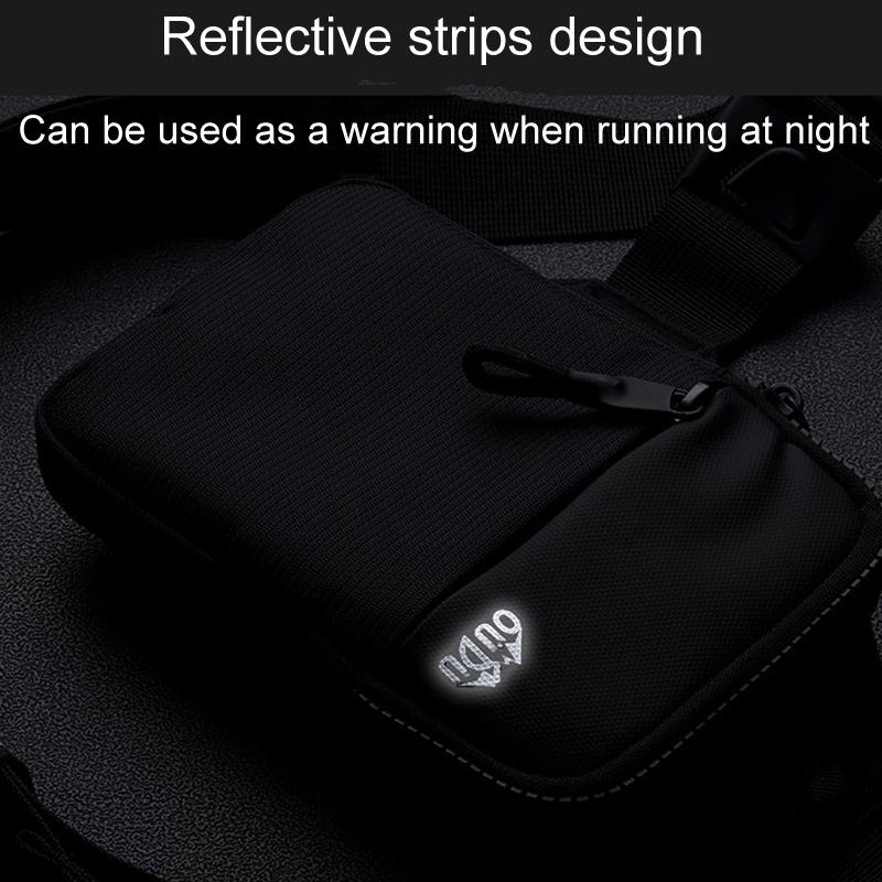 Crossbody Chest Pack For Outdoor Sports Unisex Cell Phone Bag - White 9