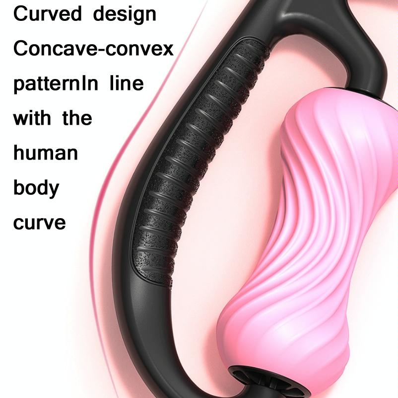 Mike Spiral Line Foam Roller For Muscle Relaxation - Elegant Black 5