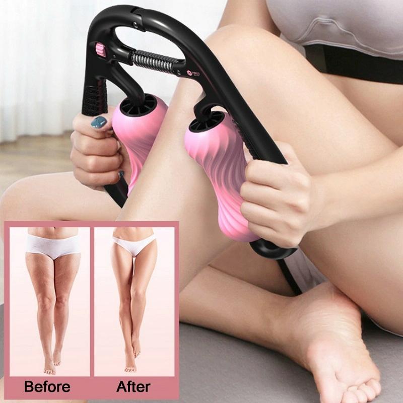 Mike Spiral Line Foam Roller For Muscle Relaxation - Elegant Black 7