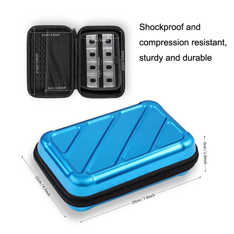 Versatile Hard Disk Case for Nintendo 3ds - Eva Material - Blue 4